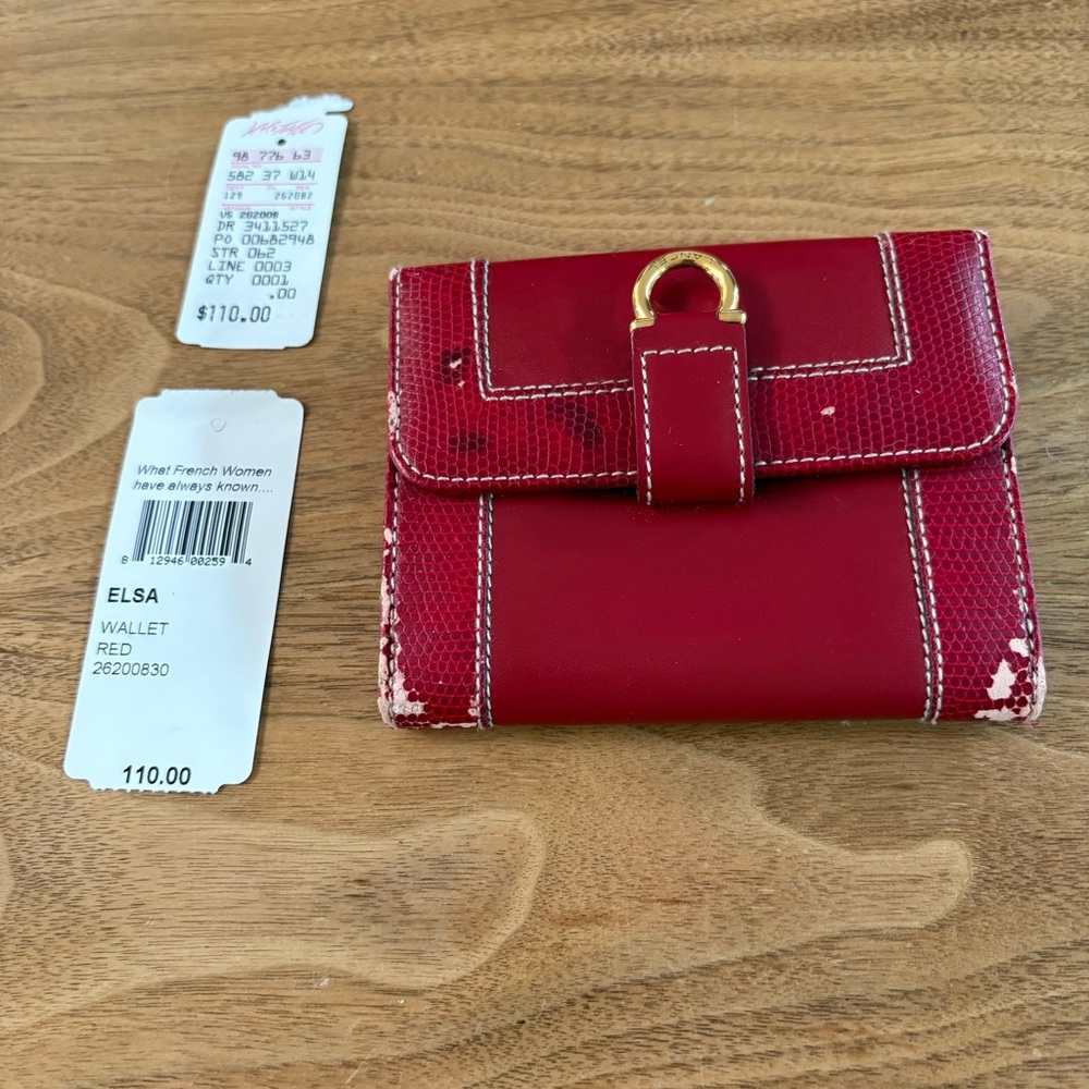 Lancel Elsa Red Women's Wallet